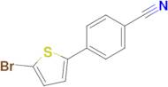 4-(5-Bromothiophen-2-yl)benzonitrile