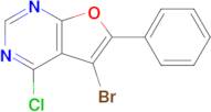 5-Bromo-4-chloro-6-phenylfuro[2,3-d]pyrimidine