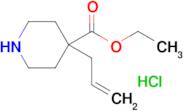 Ethyl 4-allylpiperidine-4-carboxylate hydrochloride