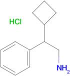 2-Cyclobutyl-2-phenylethan-1-amine hydrochloride