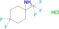 4,4-Difluoro-1-(trifluoromethyl)cyclohexanamine hydrochloride