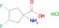 (1r,3R,4S)-1-Amino-3,4-difluorocyclopentanecarboxylic acid hydrochloride