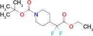 tert-Butyl 4-(2-ethoxy-1,1-difluoro-2-oxoethyl)piperidine-1-carboxylate