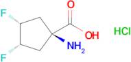 (1s,3R,4S)-1-Amino-3,4-difluorocyclopentanecarboxylic acid hydrochloride