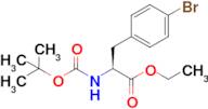 (S)-Ethyl 3-(4-bromophenyl)-2-((tert-butoxycarbonyl)amino)propanoate