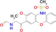 N-(2-(2-Methoxy-4-(methylsulfonamido)-5-phenoxyphenyl)-2-oxoethyl)formamide