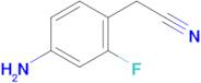 2-(4-Amino-2-fluorophenyl)acetonitrile