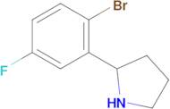 2-(2-Bromo-5-fluorophenyl)pyrrolidine