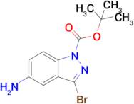 tert-Butyl 5-amino-3-bromo-1H-indazole-1-carboxylate