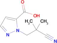 1-(2-Cyano-2-methylpropyl)-1H-pyrazole-5-carboxylic acid