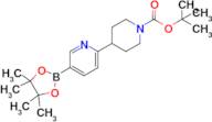 tert-Butyl 4-(5-(4,4,5,5-tetramethyl-1,3,2-dioxaborolan-2-yl)pyridin-2-yl)piperidine-1-carboxylate