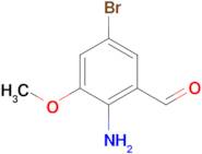 2-Amino-5-bromo-3-methoxybenzaldehyde