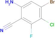 6-Amino-4-bromo-3-chloro-2-fluorobenzonitrile