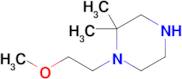 1-(2-Methoxyethyl)-2,2-dimethylpiperazine