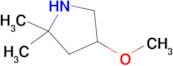 4-Methoxy-2,2-dimethylpyrrolidine