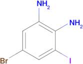 5-Bromo-3-iodobenzene-1,2-diamine