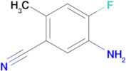 5-Amino-4-fluoro-2-methylbenzonitrile
