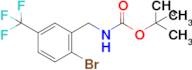 tert-Butyl 2-bromo-5-(trifluoromethyl)benzylcarbamate