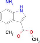 Methyl 7-amino-4-methyl-1H-indole-3-carboxylate