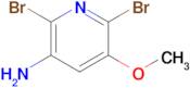 2,6-Dibromo-5-methoxypyridin-3-amine