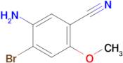 5-Amino-4-bromo-2-methoxybenzonitrile
