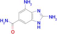 2,4-diamino-1H-1,3-benzodiazole-6-carboxamide
