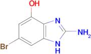 2-amino-6-bromo-1H-1,3-benzodiazol-4-ol