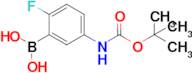 (5-((tert-Butoxycarbonyl)amino)-2-fluorophenyl)boronic acid