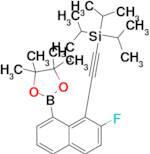 ((2-Fluoro-8-(4,4,5,5-tetramethyl-1,3,2-dioxaborolan-2-yl)naphthalen-1-yl)ethynyl)triisopropylsila…