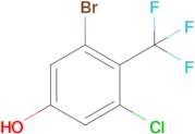 3-Bromo-5-chloro-4-(trifluoromethyl)phenol