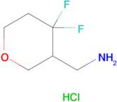 (4,4-Difluorotetrahydro-2H-pyran-3-yl)methanamine hydrochloride