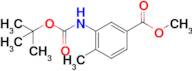 Methyl 3-((tert-butoxycarbonyl)amino)-4-methylbenzoate