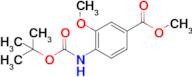 Methyl 4-((tert-butoxycarbonyl)amino)-3-methoxybenzoate