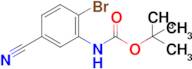 tert-Butyl (2-bromo-5-cyanophenyl)carbamate