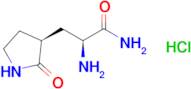 (S)-2-Amino-3-((S)-2-oxopyrrolidin-3-yl)propanamide hydrochloride