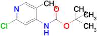 tert-Butyl (2-chloro-5-methylpyridin-4-yl)carbamate