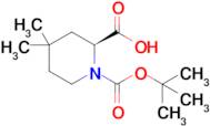 (S)-1-(tert-Butoxycarbonyl)-4,4-dimethylpiperidine-2-carboxylic acid