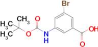 3-Bromo-5-((tert-butoxycarbonyl)amino)benzoic acid