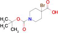 4-Bromo-1-(tert-butoxycarbonyl)piperidine-4-carboxylic acid