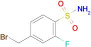 4-(Bromomethyl)-2-fluorobenzenesulfonamide