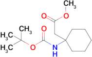 Methyl 2-(1-((tert-butoxycarbonyl)amino)cyclohexyl)acetate