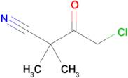 4-Chloro-2,2-dimethyl-3-oxobutanenitrile