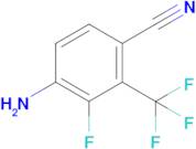 4-Amino-3-fluoro-2-(trifluoromethyl)benzonitrile