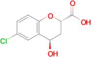 (2S,4R)-6-Chloro-4-hydroxychroman-2-carboxylic acid