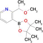 (S)-2-(1-Methoxyethyl)-3-(4,4,5,5-tetramethyl-1,3,2-dioxaborolan-2-yl)pyridine