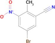 5-Bromo-2-methyl-3-nitrobenzonitrile