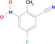 5-Fluoro-2-methyl-3-nitrobenzonitrile