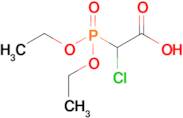 2-Chloro-2-(diethoxyphosphoryl)acetic acid