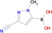 (3-Cyano-1-methyl-1H-pyrazol-5-yl)boronic acid