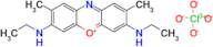 3,7-Bis(ethylamino)-2,8-dimethylphenoxazin-5-ium perchlorate
